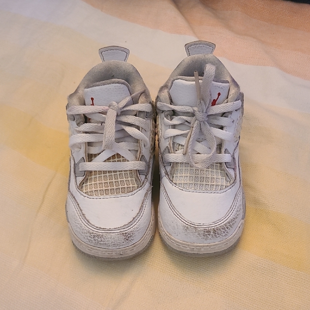 Kids White Sneakers Nike Air Jordan Toddler